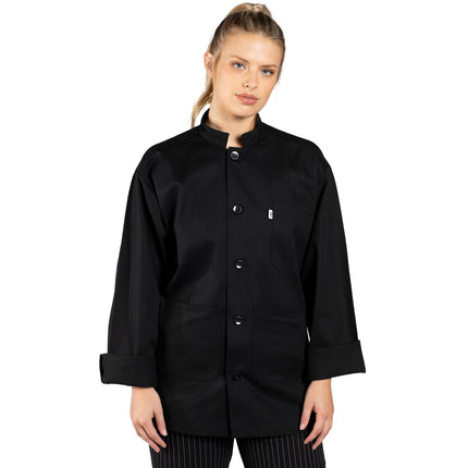 Áo bếp dài tay lưng lưới Uncommon Chef màu đen size 3XL