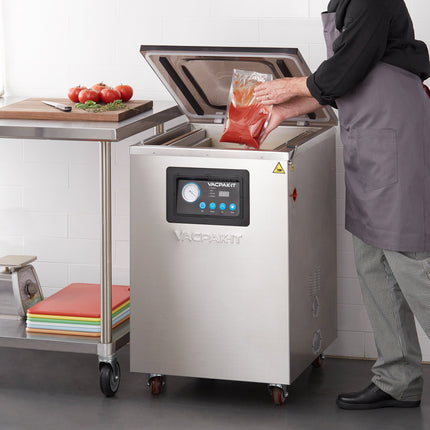 Máy hút chân không buồng đặt sàn VacPak-It VMC20F 2 thanh hàn 51 cm
