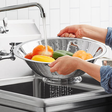 Rổ lọc inox Choice 12,3 lít có đế và tay cầm