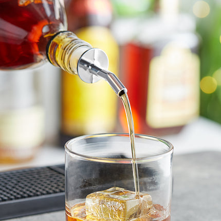 Vòi rót whisky Choice màu crôm không vòng cổ - Gói 12 cái