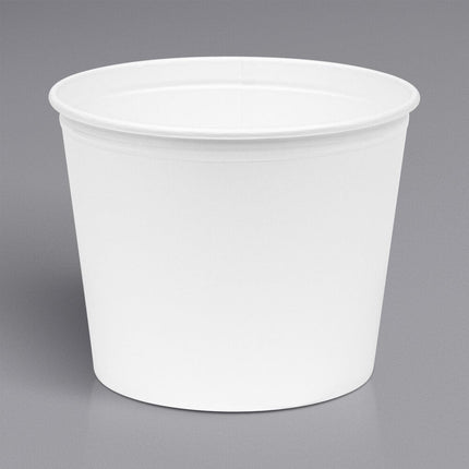 Xô đựng thực phẩm giấy phủ poly Inno-Pak 2,5 lít màu trắng - Thùng 200 cái