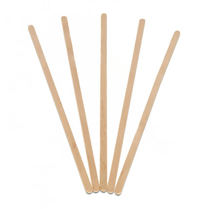 Que Khuấy Cà Phê Không Bọc Đầu Tròn AmerCareRoyal R825 Gỗ Bạch Dương 19 cm
