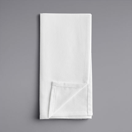 Khăn ăn trắng bằng cotton 100% dệt momie Oxford 51 cm x 51 cm - Thùng 600 cái