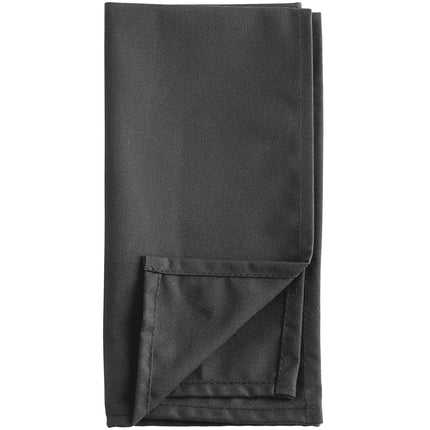 Khăn ăn đen bằng polyester 100% Oxford 51 cm x 51 cm - Thùng 144 cái
