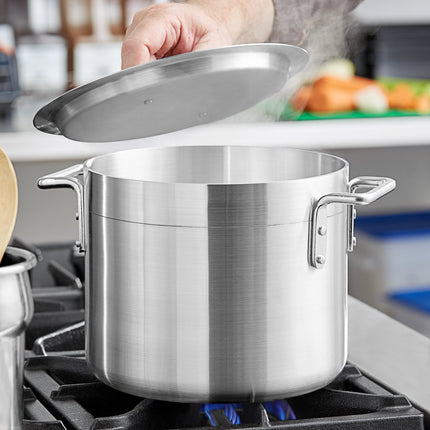 Nồi nấu nước dùng bằng nhôm tiêu chuẩn Choice 8 qt kèm nắp