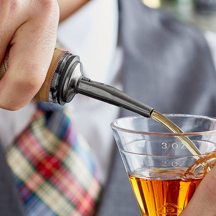 Vòi rót rượu Acopa màu đen đầu vòi thuôn - Gói 12 cái