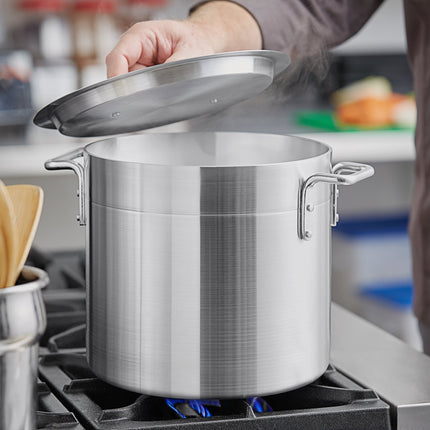 Nồi nấu nước dùng bằng nhôm tiêu chuẩn Choice 12 qt kèm nắp