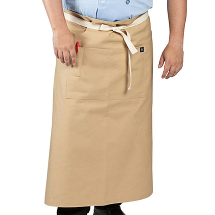 Tạp dề bistro canvas cotton màu be Uncommon Chef 3119 83,8 x 78,7 cm