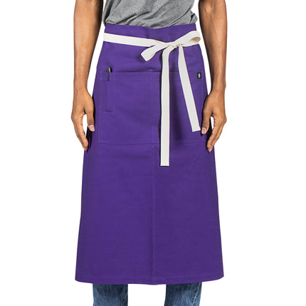 Tạp dề bistro canvas cotton màu tím Uncommon Chef 3119 83,8 x 78,7 cm