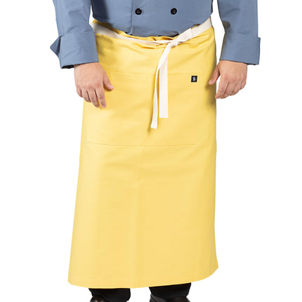 Tạp dề bistro canvas cotton màu vàng Uncommon Chef 3119 83,8 x 78,7 cm