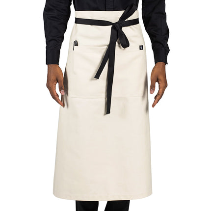 Tạp dề bistro canvas cotton màu trắng Uncommon Chef 3120 83,8 x 78,7 cm
