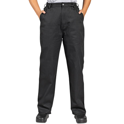 Quần bếp unisex màu đen Uncommon Chef 4020 - Size 5XL