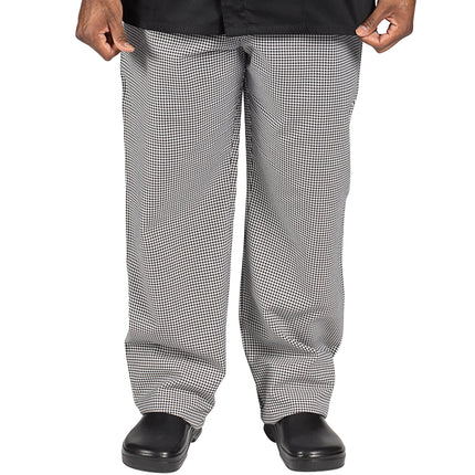 Quần đầu bếp cao cấp họa tiết răng chó Uncommon Chef 4020 unisex có thể tùy chỉnh - Size 2XL