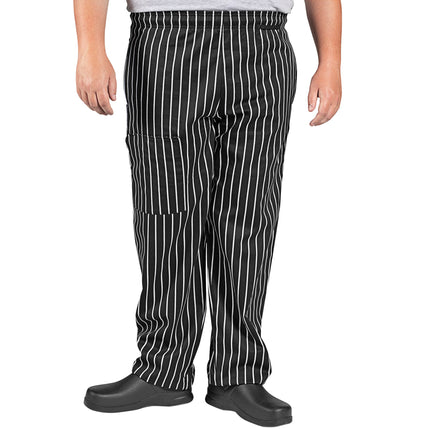 Quần bếp cargo unisex có thể tùy chỉnh Uncommon Chef 4100 sọc phấn - M