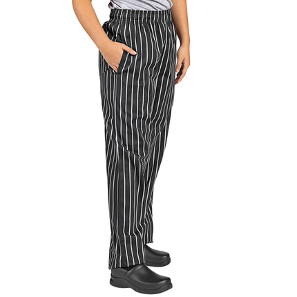 Quần bếp cổ điển unisex Uncommon Chef 4005C sọc phấn tùy chỉnh - cỡ M