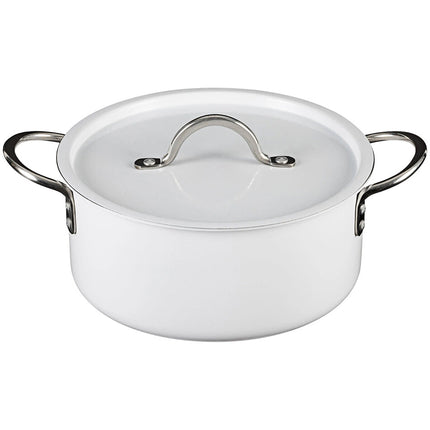 Nồi nấu sốt inox Bon Chef Country French X 4,1 lít ombre trắng kèm nắp - 73302-OM-W