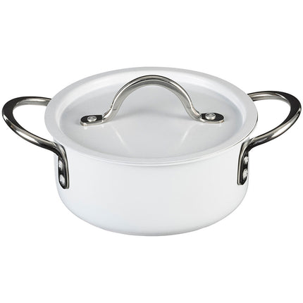 Nồi nấu sốt inox Bon Chef Country French X 1,6 lít ombre trắng kèm nắp - 73299-OM-W