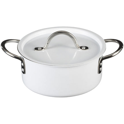 Nồi nấu sốt inox Bon Chef Country French X 2,2 lít ombre trắng kèm nắp - 73300-OM-W