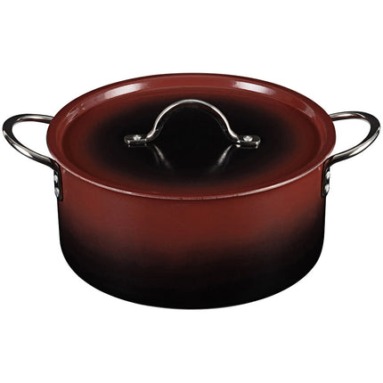 Nồi nấu sốt inox Bon Chef Country French X 5,4 lít ombre Merlot kèm nắp - 73303-OM-M