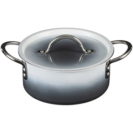 Nồi nấu sốt inox Bon Chef Country French X 2,2 lít ombre xám Shadow kèm nắp - 73300-OM-S