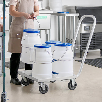 Bộ vận chuyển đá Choice 39 kg gồm 4 xô đá và xe đẩy nhôm