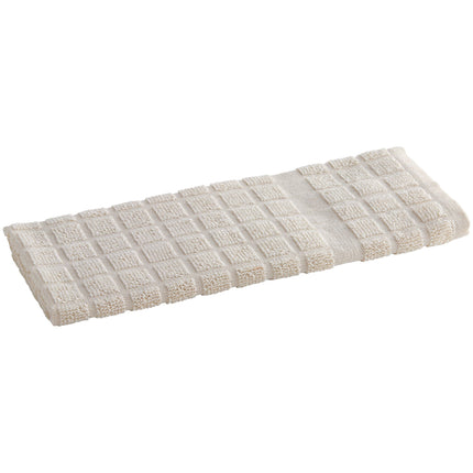 Khăn bếp cotton ô vuông màu be Oxford Kitchen Ensemble 907 g 63,5 x 38,1 cm - Gói 12 cái