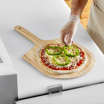 Xẻng xúc pizza gỗ thành vát Choice 30 x 35 cm tay cầm 20 cm