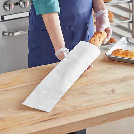 Túi giấy đựng bánh mì baguette không sáp Choice 11 x 6 x 61 cm - Thùng 1.000 cái
