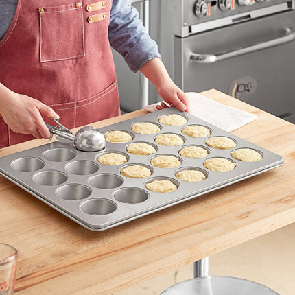 Khuôn bánh muffin / cupcake thép carbon chống dính Choice 24 khuôn 100 ml - 55 x 39 cm