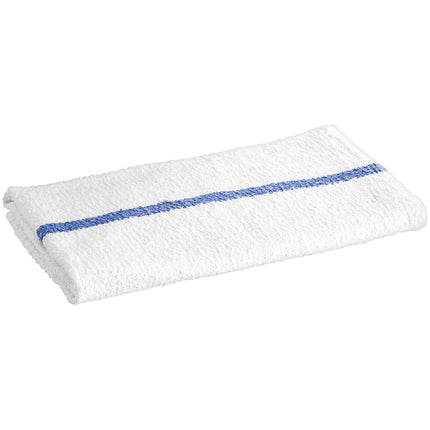 Khăn bar cotton sọc màu xanh dương trắng Oxford 907 g 50,8 x 43,2 cm - Gói 12 cái