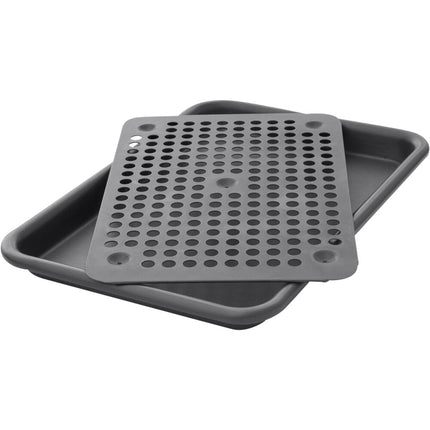 Bộ khay quay 2 mảnh LloydPans 23 x 33 cm phủ Tuff-Kote® tôi sẵn SET-15343