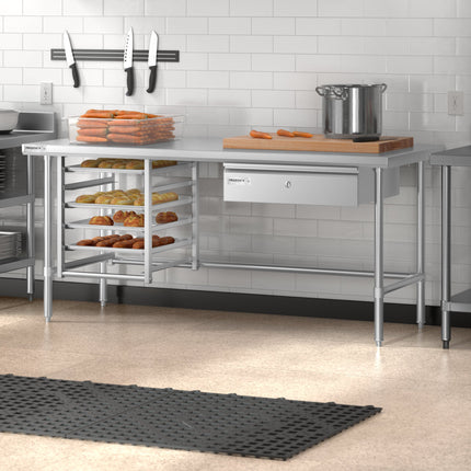 Bàn thao tác chân hở inox Regency Spec Line 76 x 183 cm dày 14-gauge