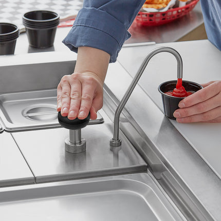 Vòi bơm inox có nắp ServSense 12 ml cho khay hotel pan cỡ 1/6 sâu 15 cm