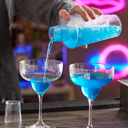 Bình lắc cocktail cobbler 3 mảnh nhựa polycarbonate trong Choice 473 ml