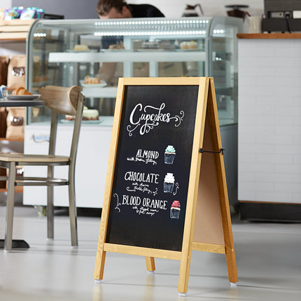 Bảng viết bút chữ A khung gỗ sồi tự nhiên Choice 51 x 86 cm