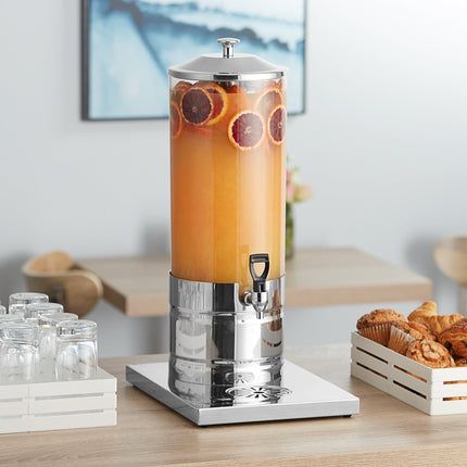 Bình đựng đồ uống thép không gỉ và polycarbonate Acopa 6,8 lít