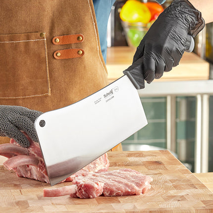 Dao chặt thịt Schraf cán TPRgrip chống trượt 22 cm