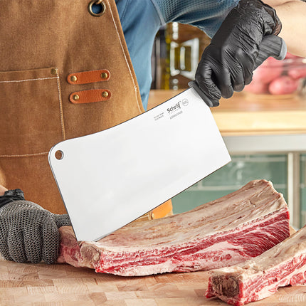 Dao chặt thịt Schraf cán TPRgrip chống trượt 24 cm