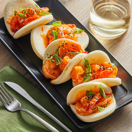 Bánh bao gấp thuần chay vị nguyên bản Amoy Royal Dragon 28 g - Thùng 144 cái