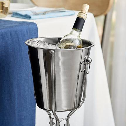 Xô ướp rượu vang/champagne inox Acopa 3,8 lít bề mặt trơn