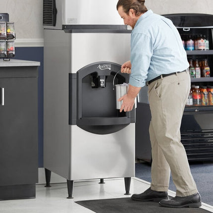Máy làm và cấp đá khách sạn Avantco Ice HBN120-22 rộng 56 cm công suất 54 kg - 115V