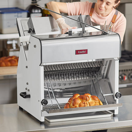 Máy cắt bánh mì để bàn Estella - lát dày 2 cm, dài ổ tối đa 48 cm - 110V, 1/4 HP