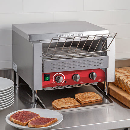 Máy nướng bánh mì băng chuyền Avantco T3600B 37 cm, khe 7,6 cm - 208V, 3600W, 1200 lát/giờ