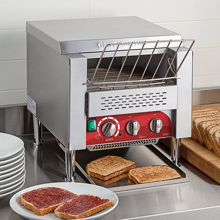 Máy nướng băng chuyền Avantco T3300B rộng 25 cm khe 8 cm - 208V, 3300W, 800 lát/giờ