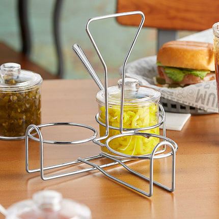 Khay đựng đồ quầy bar Choice 3-Compartment dây Condiment Holder
