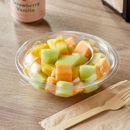 Choice 18 oz Tô Salad Nhựa Trong Suốt Kèm Nắp 150 Cái/Thùng