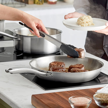 Chảo rán inox tri-ply Vigor SS3 Series 30 cm