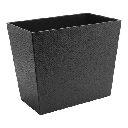 Thùng rác tái chế đan giả cói màu đen room360 Java 2,4 lít - Bộ 4 cái
