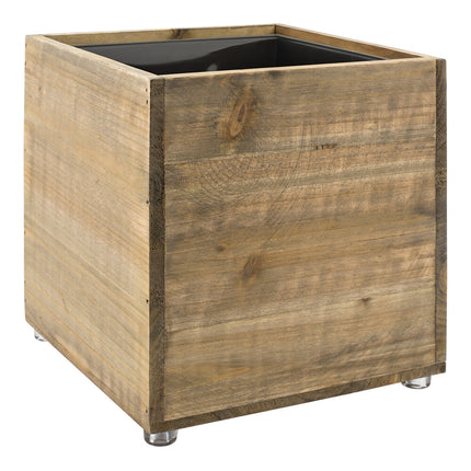 Sọt rác gỗ vuông mộc mạc room360 Asheville 8,5 lít - Gói 2 cái