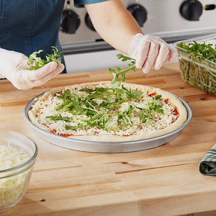 Khay nướng pizza đế sâu nhôm Choice 30 x 2,5 cm dạng côn xếp chồng